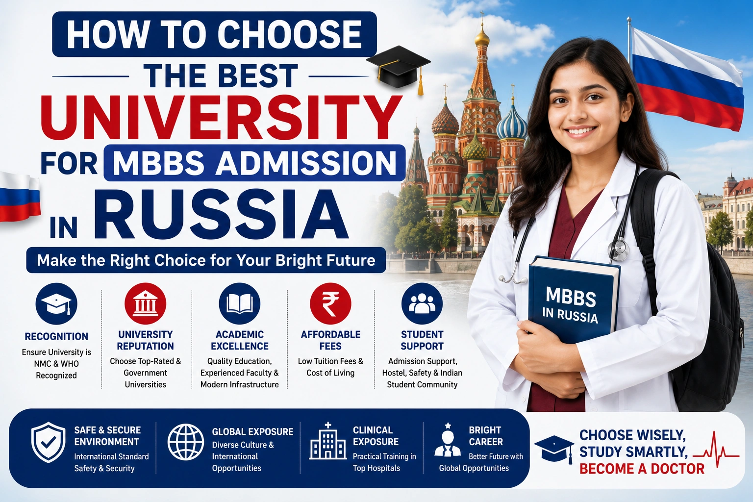 How to Choose the Best University for MBBS Admission in Russia